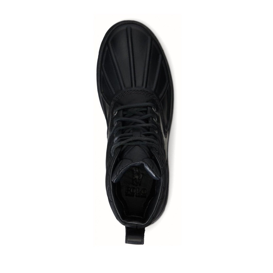 Polo Ralph Lauren Black Oslo High Iii Leather High-Top Boots
