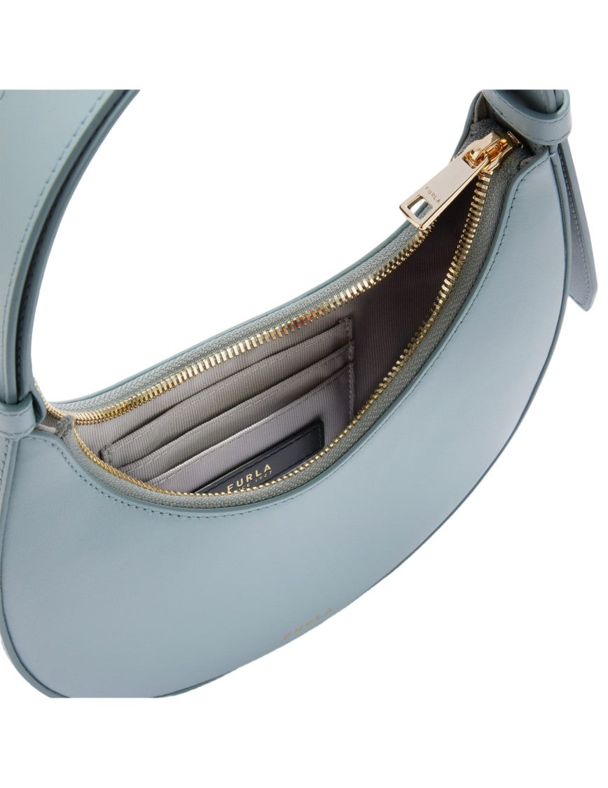 Furla Delizia Mini Leather Hobo Bag, Cirro Color