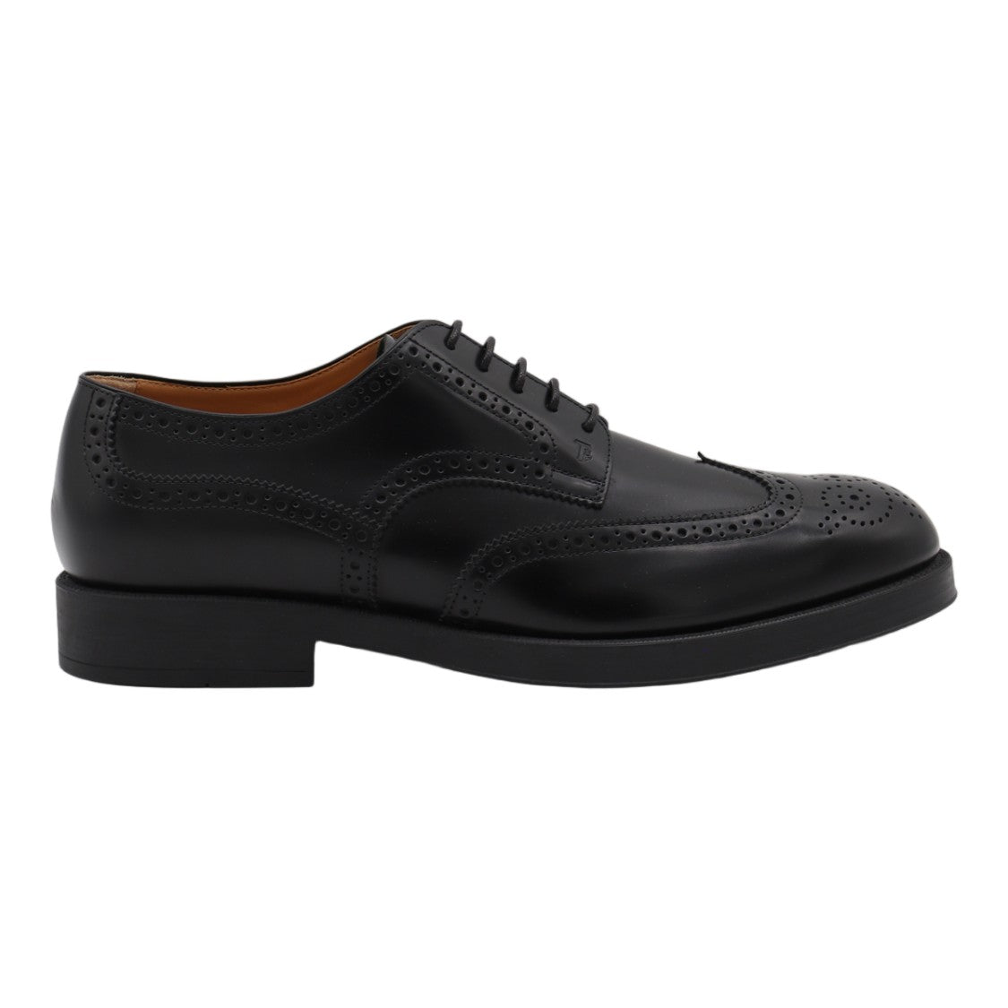 Tod's Wingtip Leather Brogues With Intricate Brogue Detailing