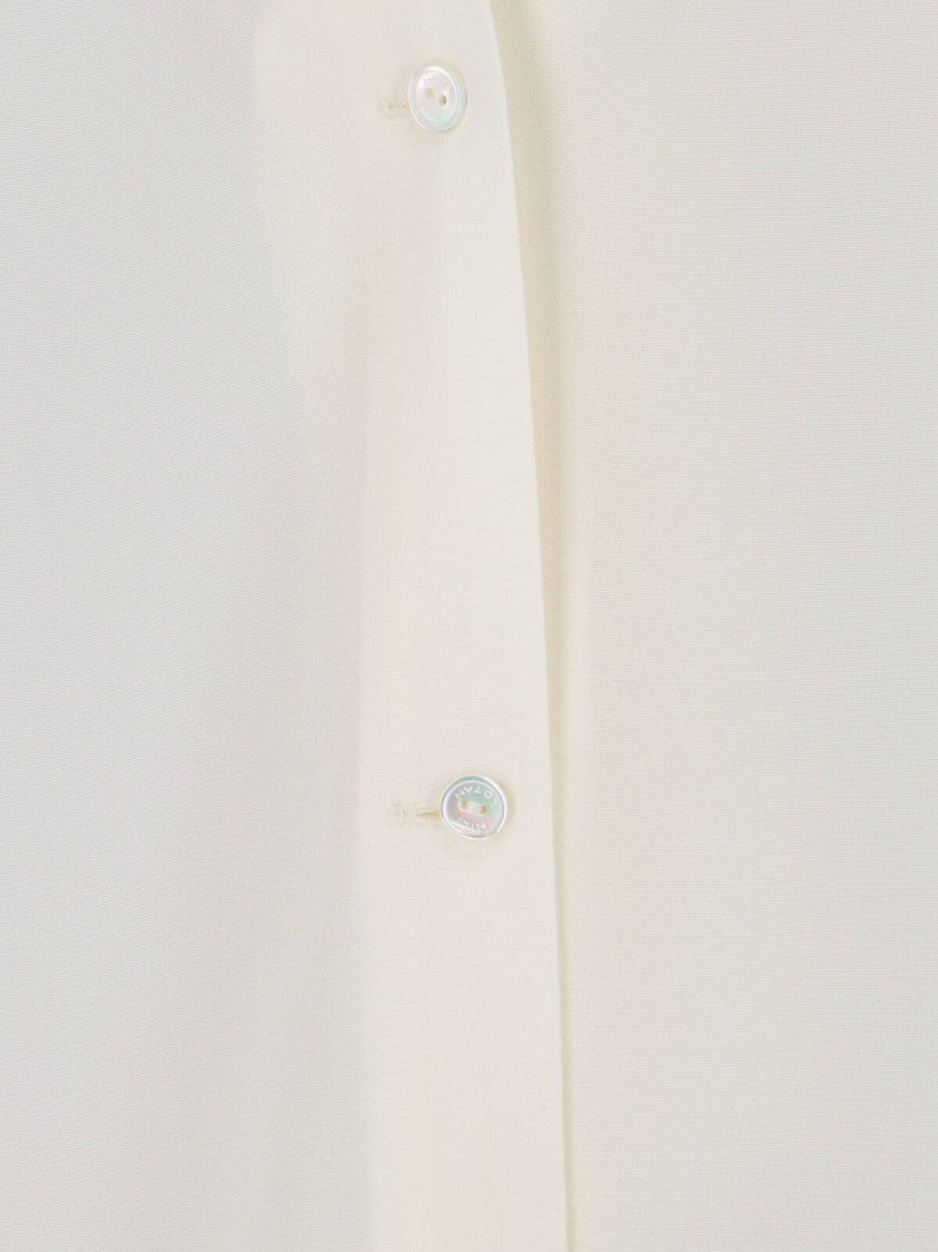 Nili Lotan "Colt" Silk Shirt – White