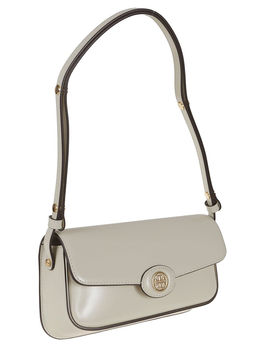 Tory Burch Robinson Spazzolato E/W Shoulder Bag