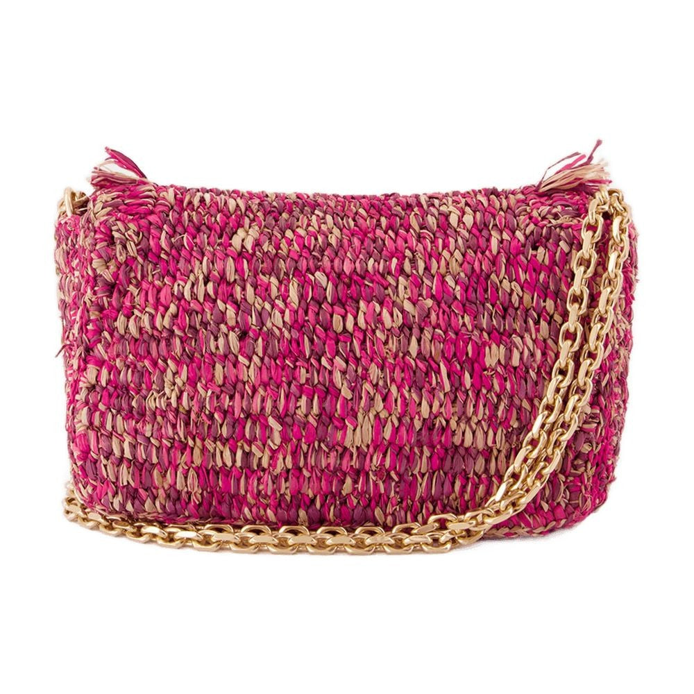 Vanessa Bruno Nano Moon Crossbody - Cotton - Pink