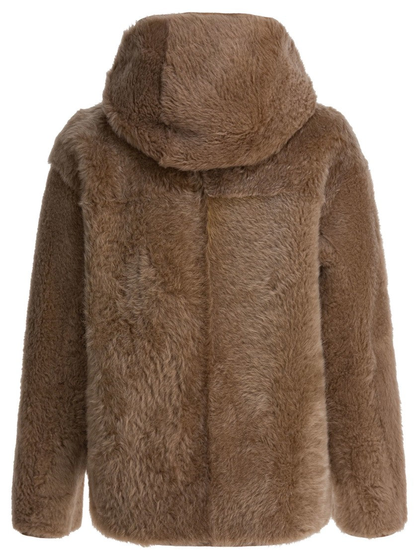 Furling By Giani Reversible Brown Calfskin Jacket