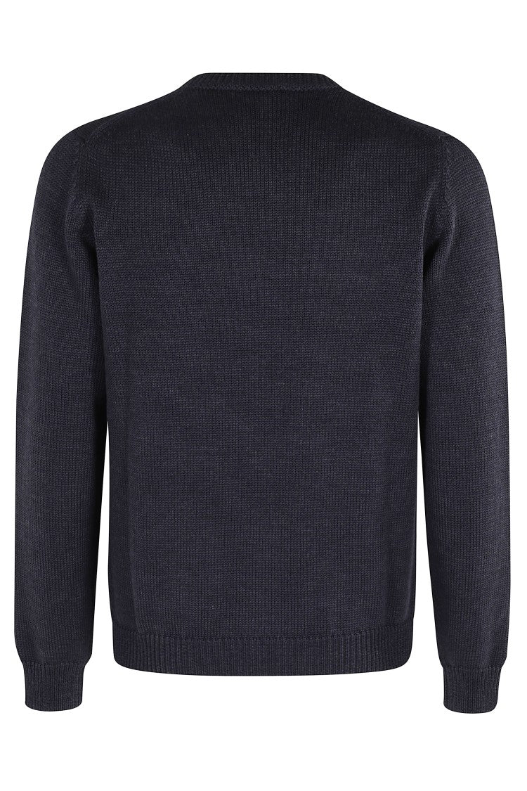 Roberto Collina Crew Neck Merino Wool Sweater