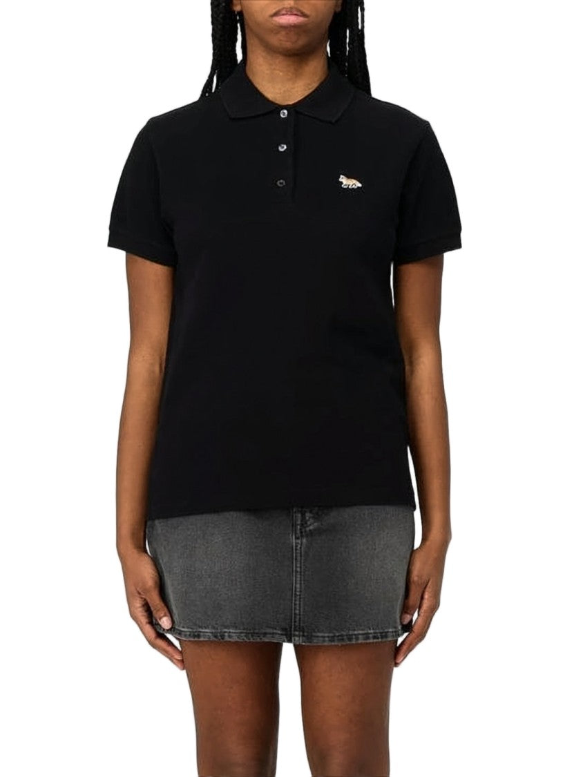 Maison Kitsuné Short-Sleeve Fitted Polo Shirt