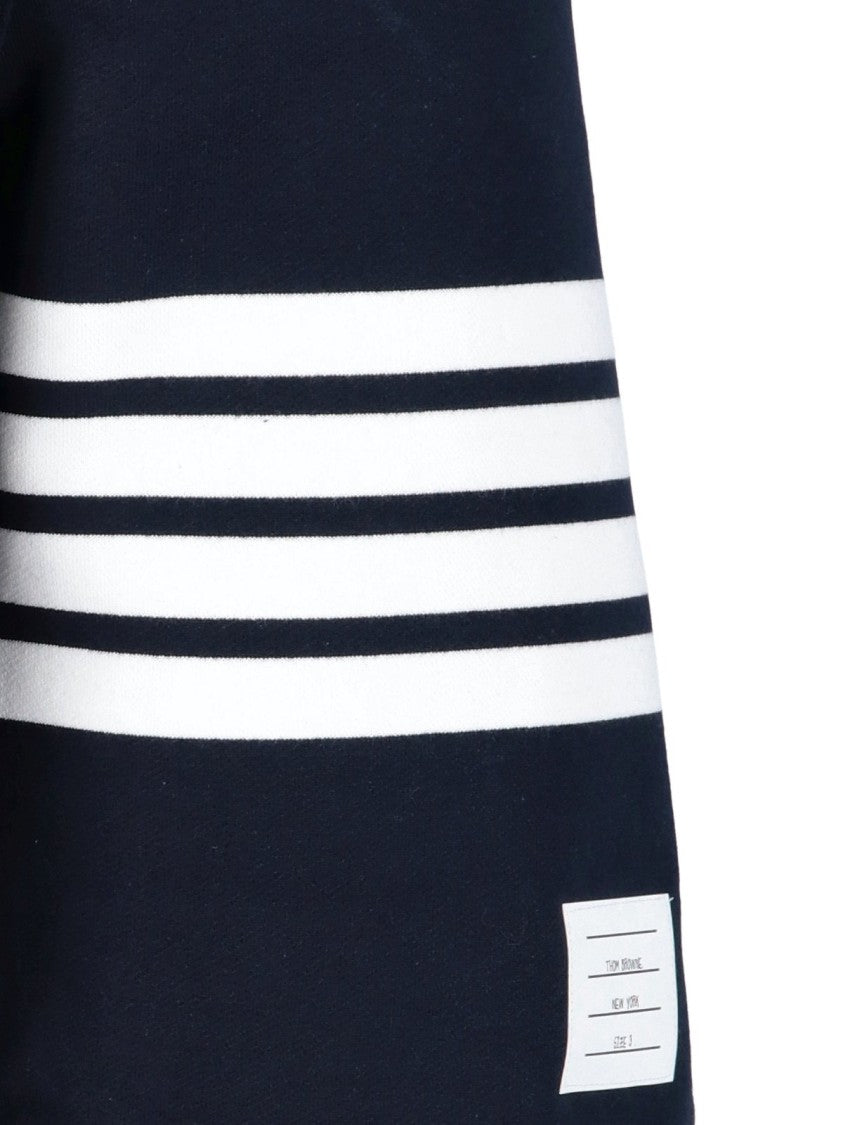 Thom Browne Classic Blue Cotton Shorts With Timeless Appeal