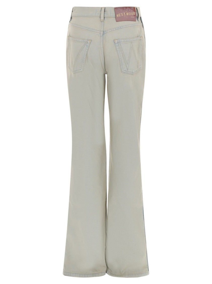 Vivienne Westwood Neutrals Ray Bootcut Cotton Jeans