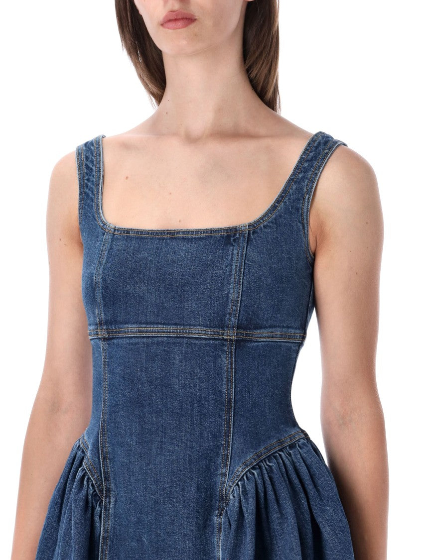 Self-Portrait Demin Mini Dress