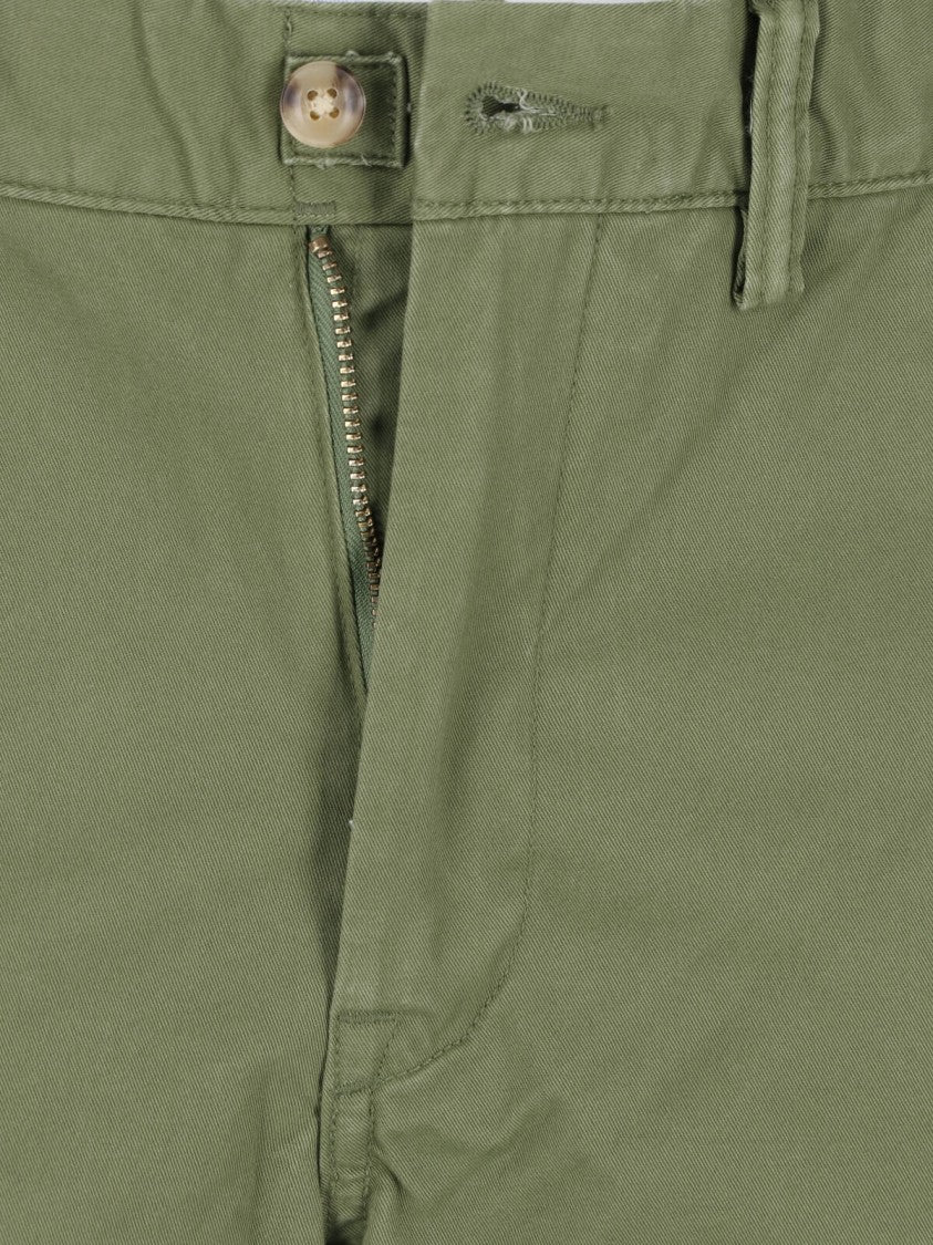 Polo Ralph Lauren Grey Straight-Leg Mid-Rise Cotton Trousers
