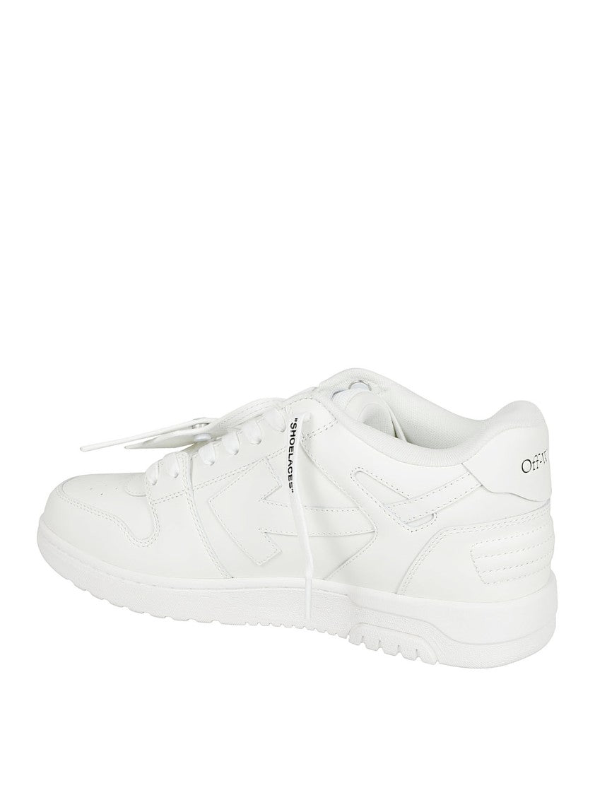 Off-White Low-Top Sneakers With Paneling And Textured Grip