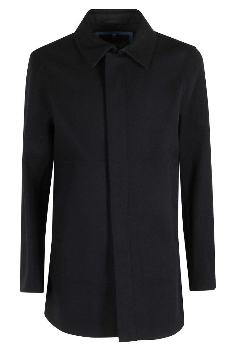 People Of Shibuya Dark Blue Wool Coat