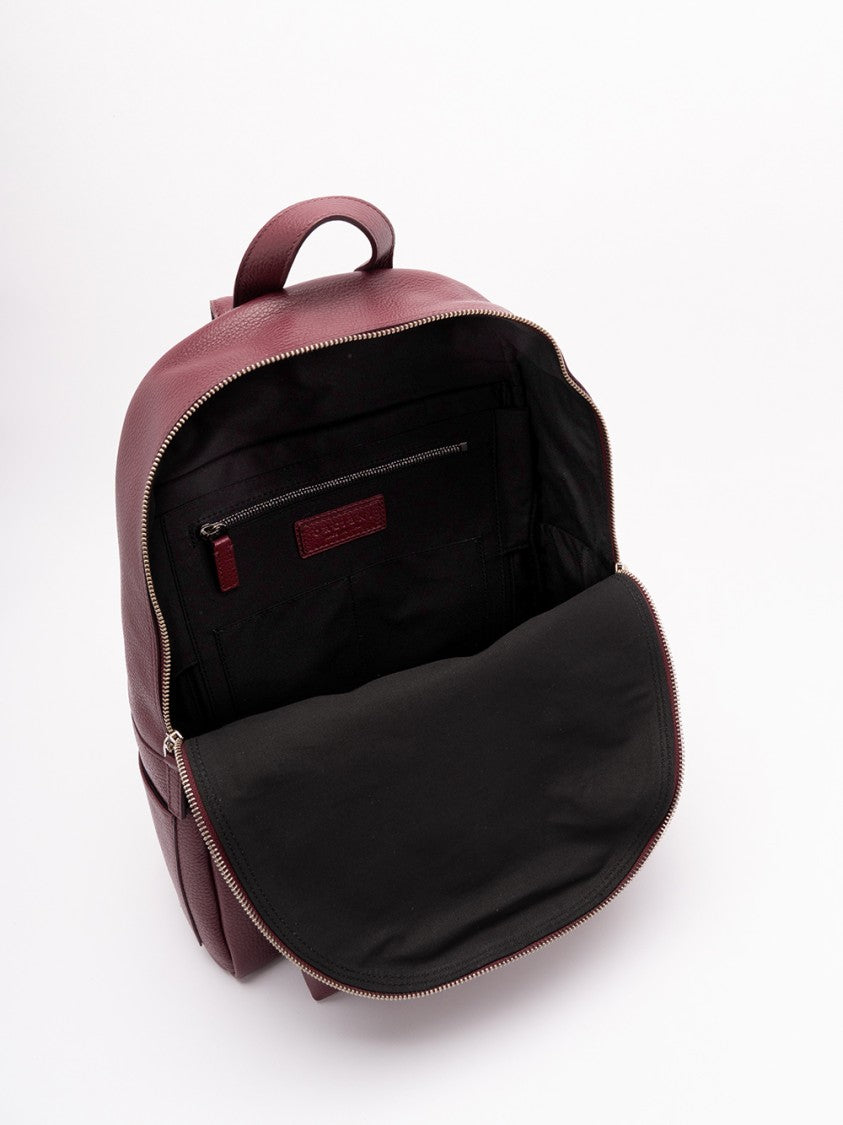 Orciani `Micron` Leather Backpack