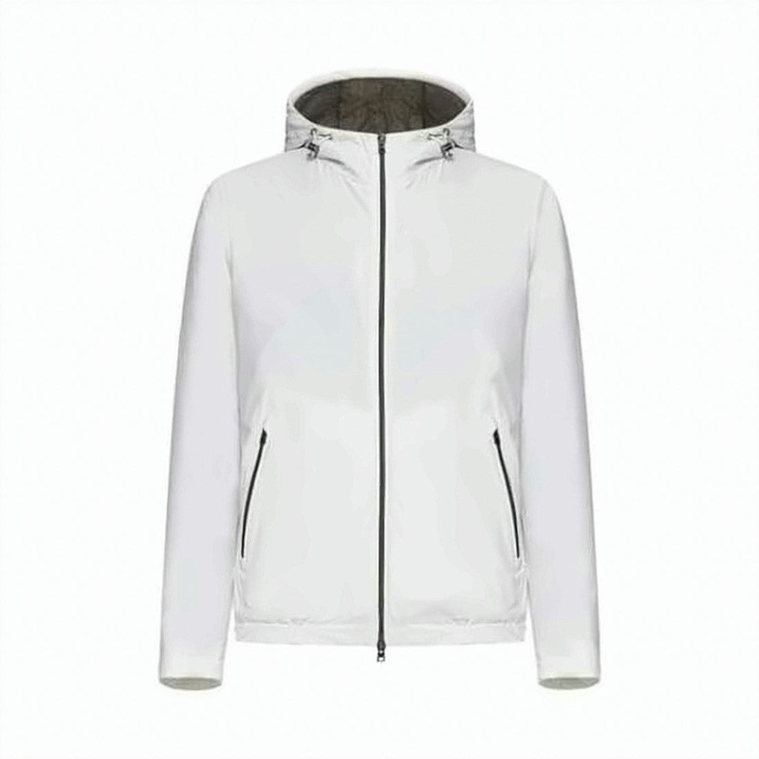 Herno Sleek Minimalist White Herno Casual Jacket