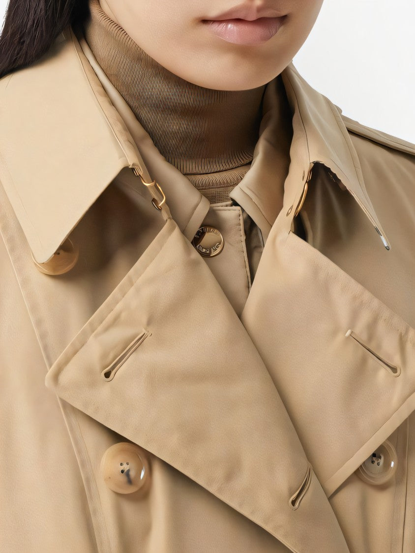 Burberry Trench Coat With Tailored Silhouette