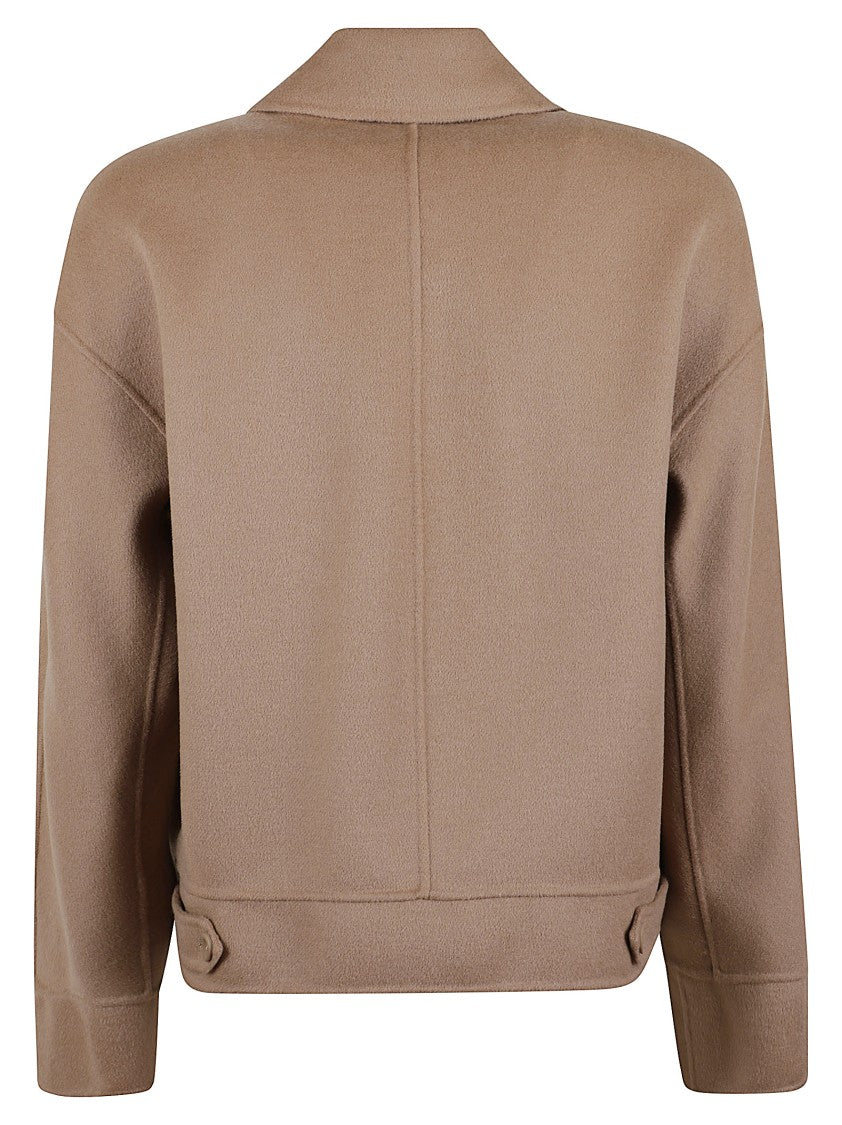 Max Mara Giacchino Wool Jacket With Button-Up Front