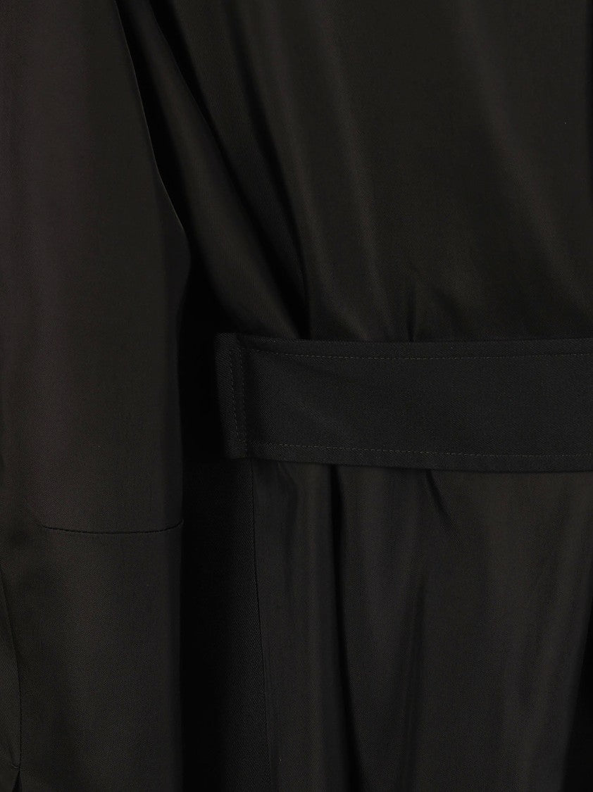 Jil Sander Tailored Black Jacket With Deep V-Neckline