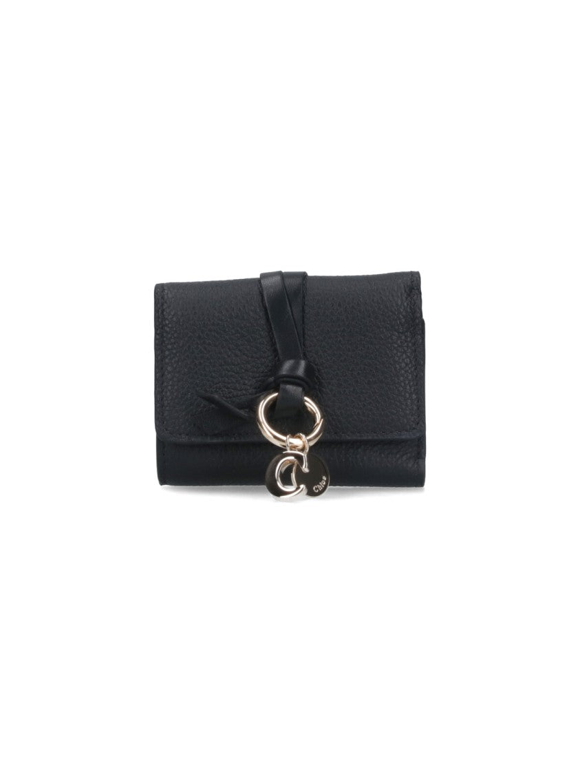 Chloé "Alphabet" Wallet – Black