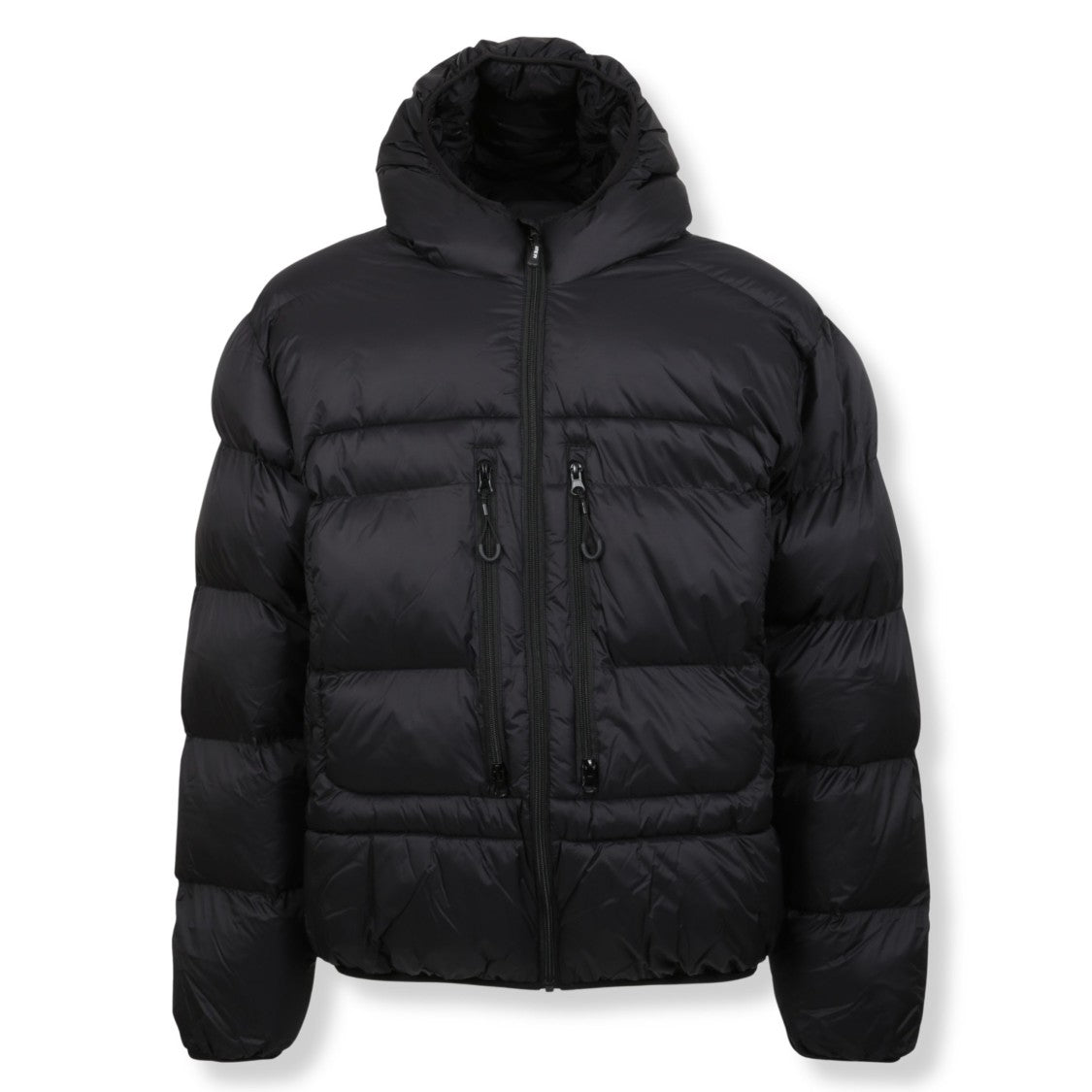 Iuter Quilted Puffer Jacket With Bold Logo Print