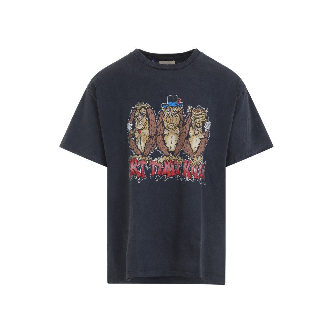 Gallery Dept. Vintage Black Cotton See No Evil T-Shirt