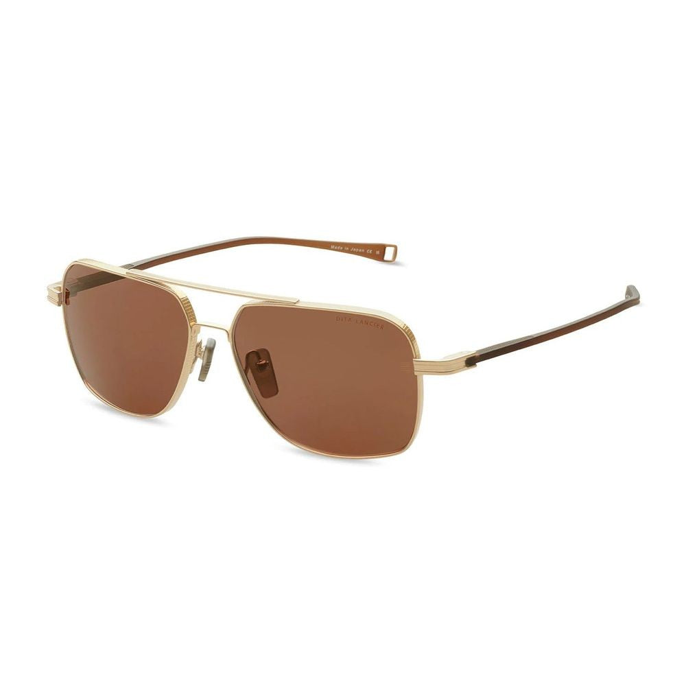 Dita Lancier Lsa 417 Squared Titanium Sunglasses