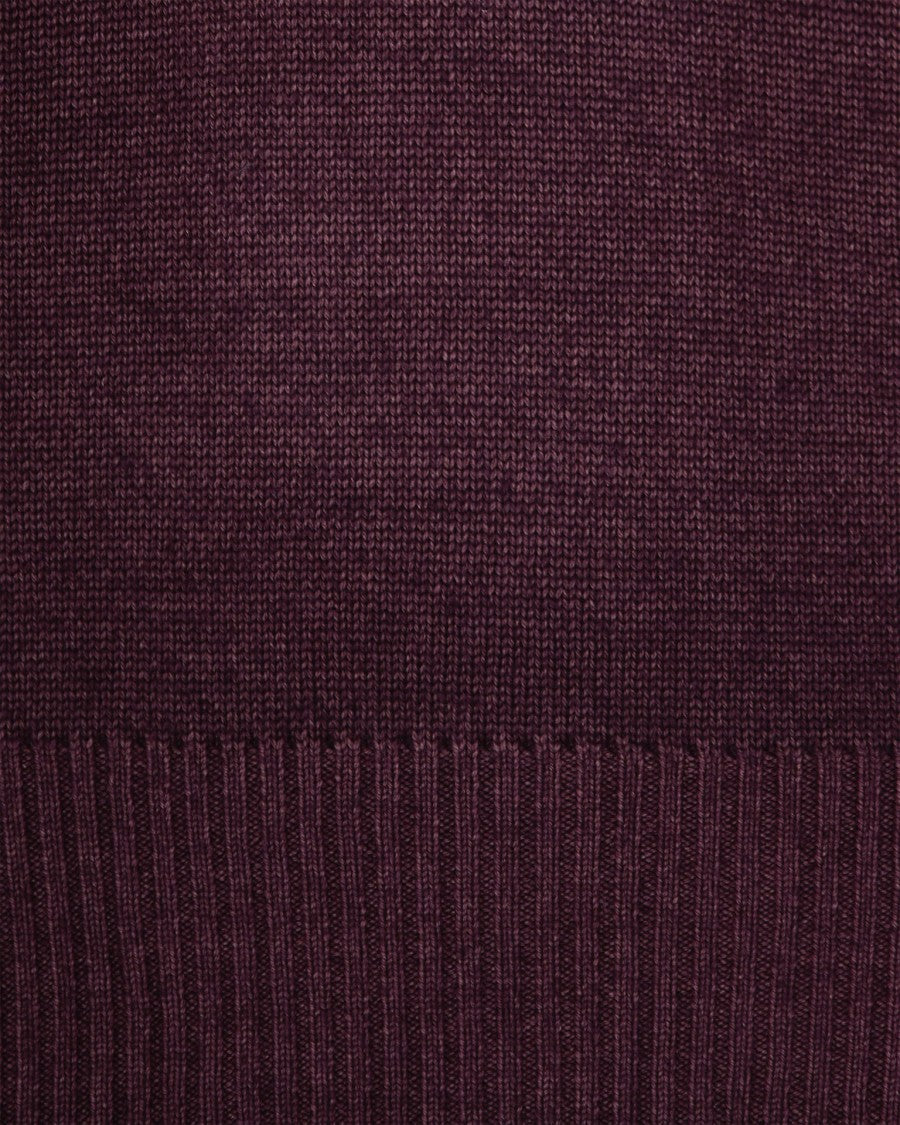 L.B.M. 1911 Virgin Wool Turtleneck Sweater With Ribbed Finishes