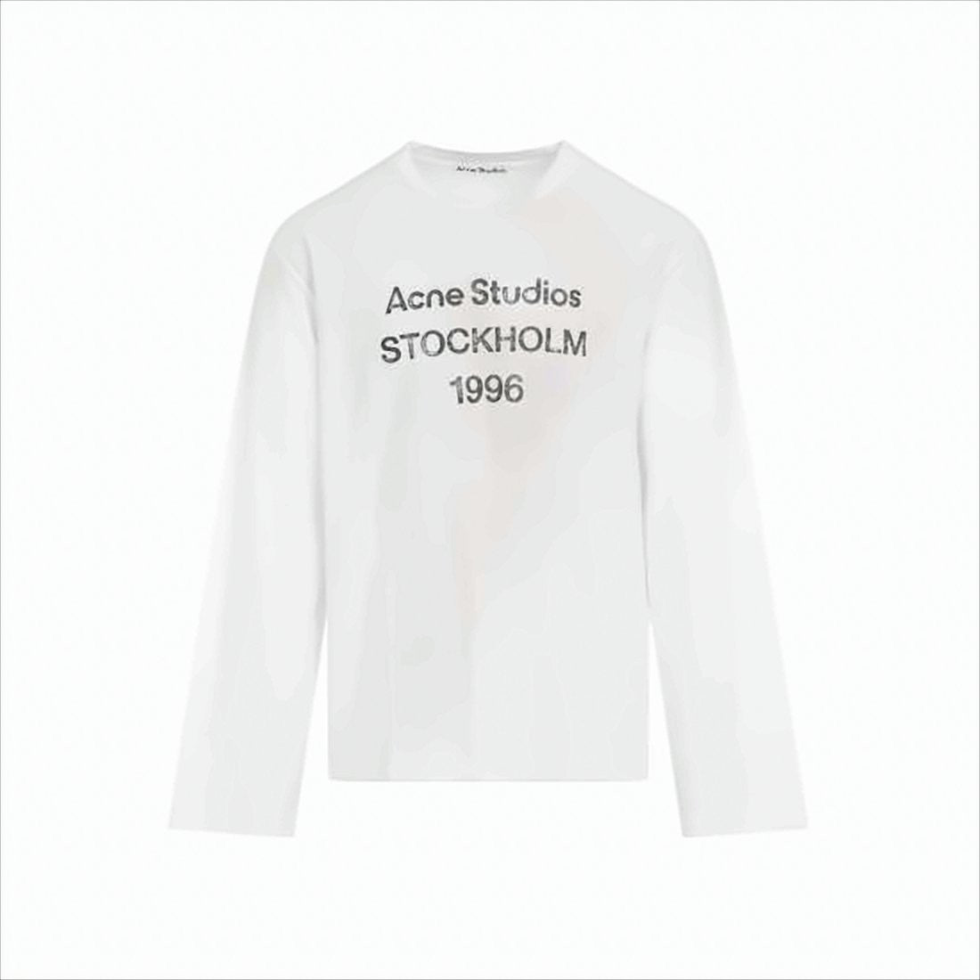 Acne Studios Long-Sleeved Shirt With Distressed Text Design