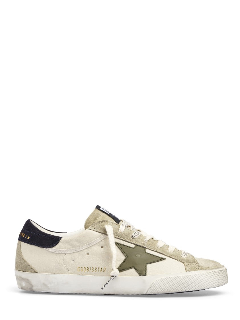 Golden Goose Low-Top Sneakers With Suede And Leather Accents