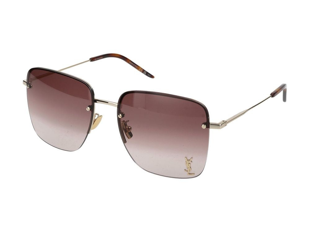 Saint Laurent Sunglasses Saint Laurent Sl 312 M 008 Gold Gold Brown 58/17/145