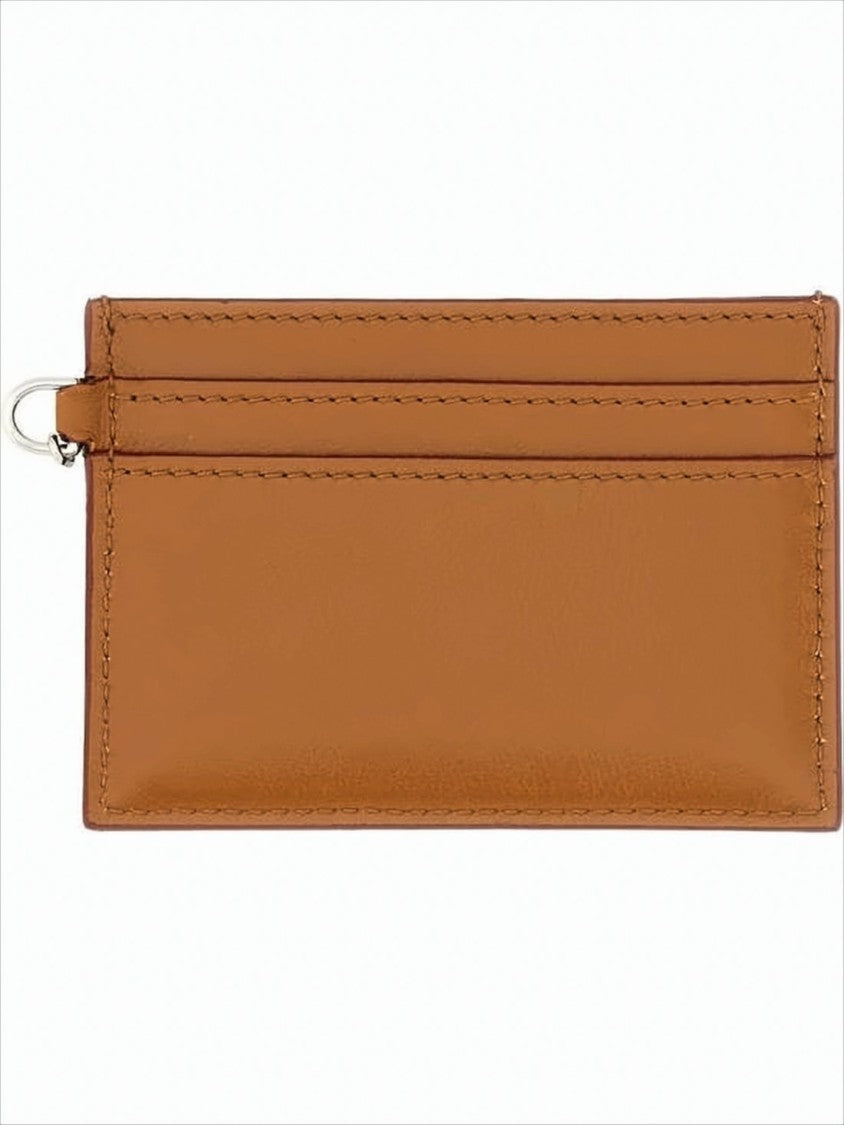 Alexander Mcqueen Rectangular Calf Leather Card Wallet