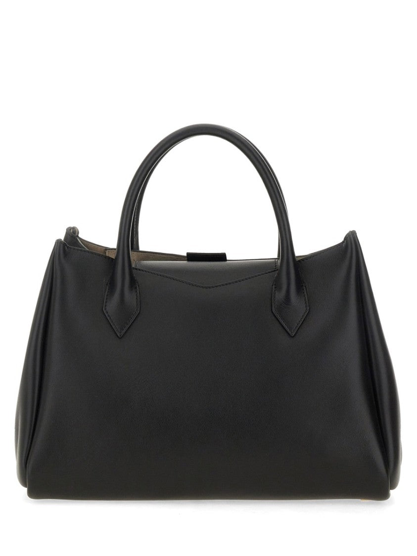 Lanvin "L'octave" Structured Calf Leather Day Bag