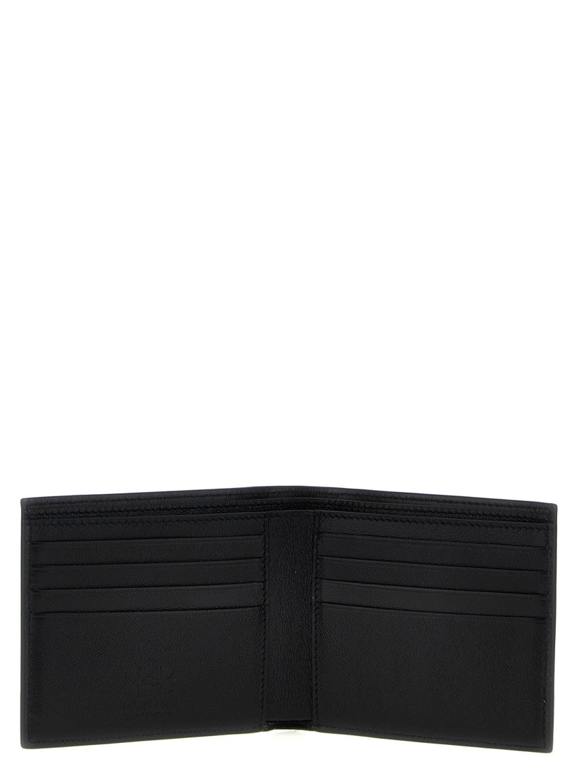Balenciaga Black Lambskin Leather Wallet