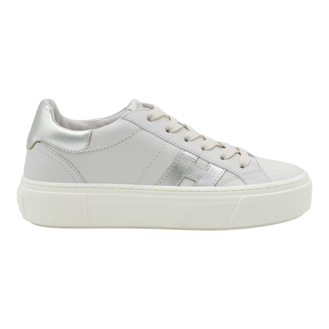 Hogan Low-Top Sneakers With Metallic Accents And Platform Sole