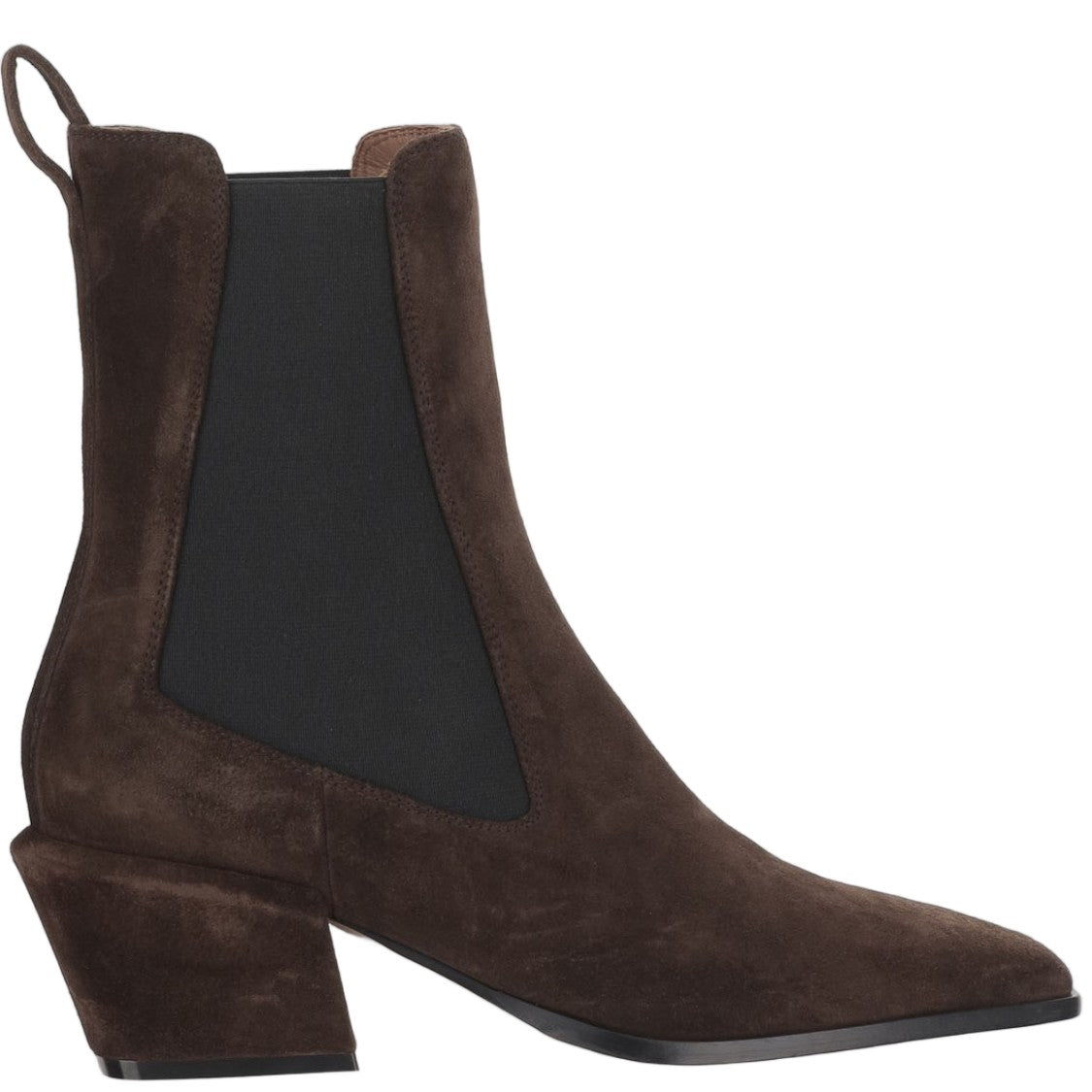 Paris Texas Brown Square Toe Suede Boots