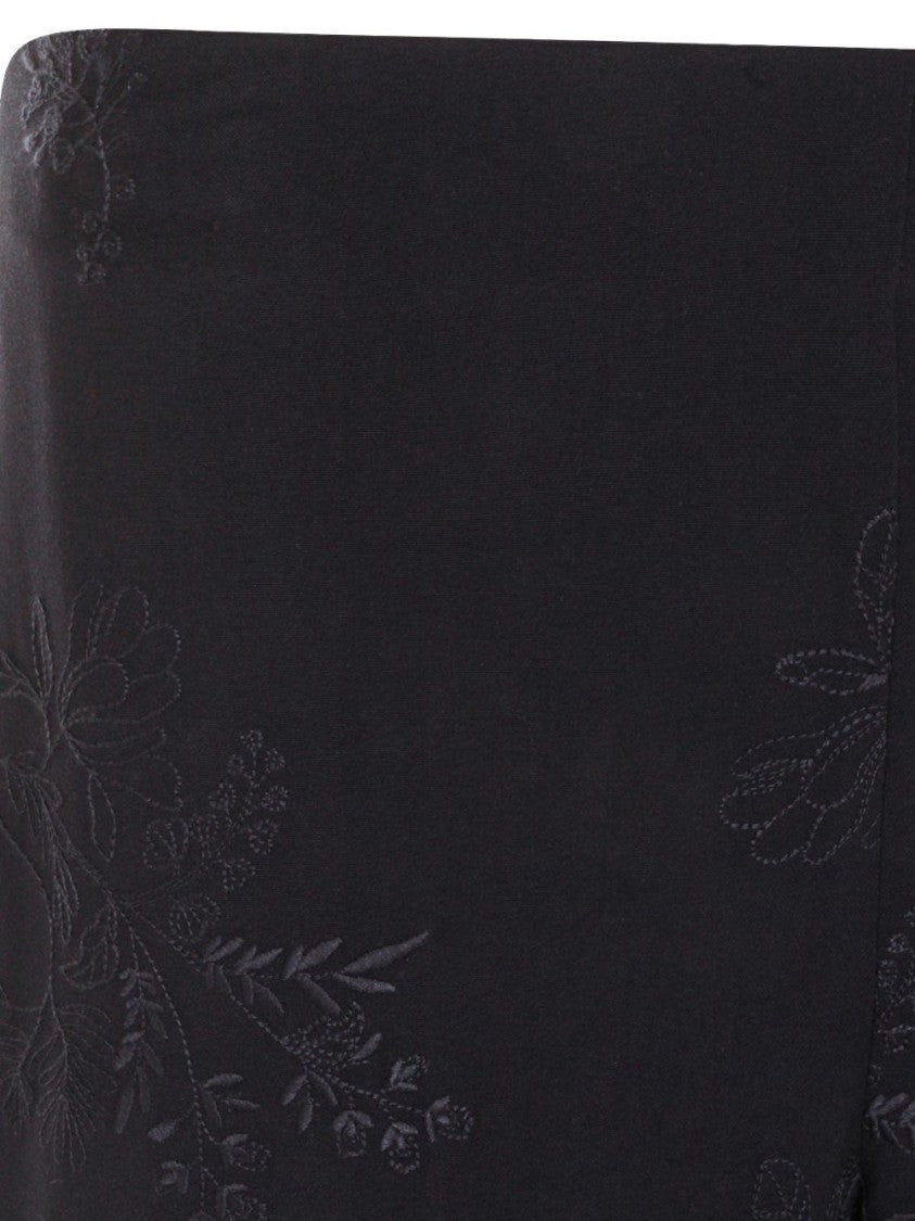 Twin-Set Dark Blue High-Waisted Palazzo Pants
