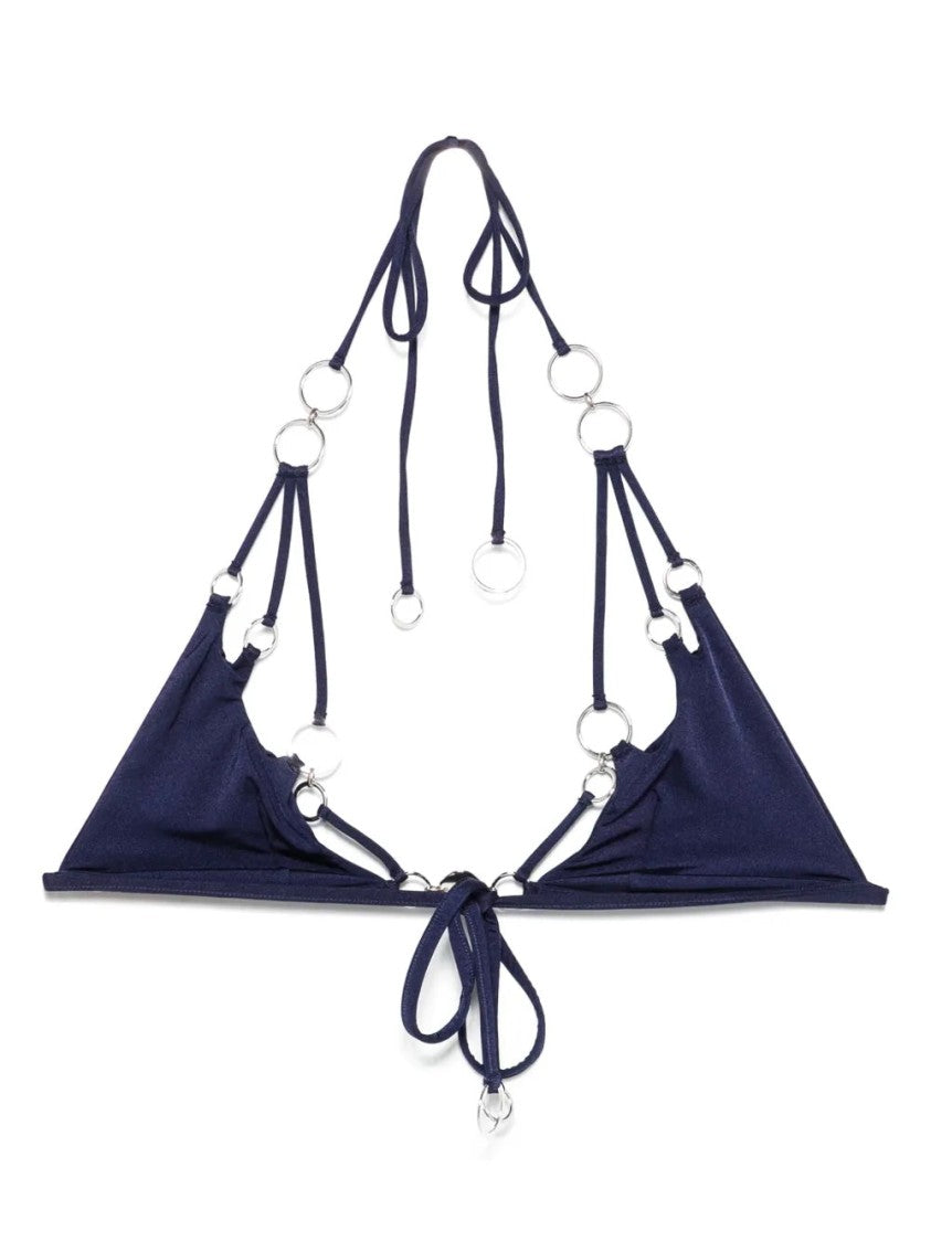 Agent Provocateur Multicolour Davine Triangle Nylon Bikini Top