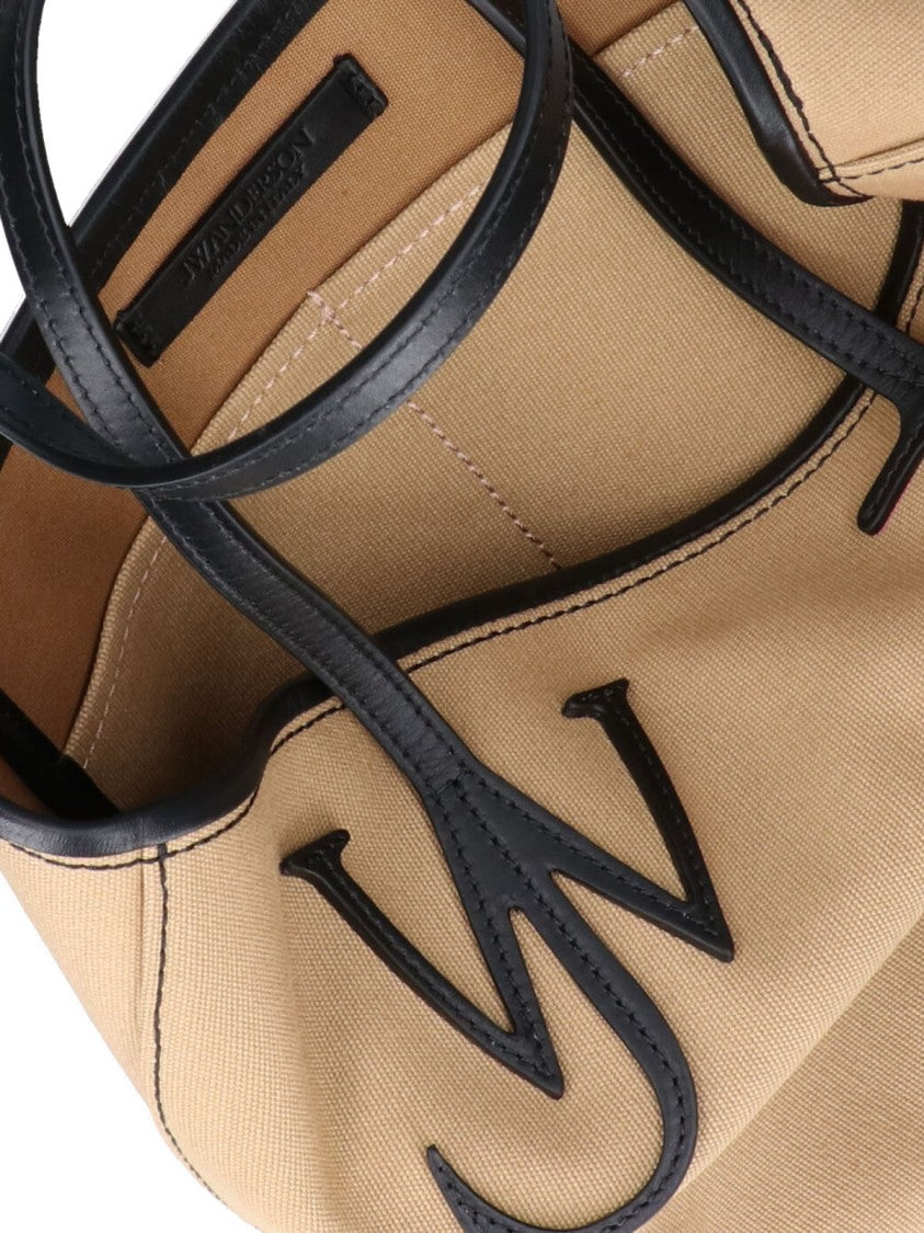 J. W. Anderson Beige Anchor Cotton Canvas Tote Bag