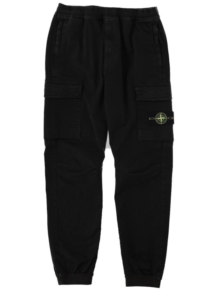 Stone Island Relaxed Fit Cargo Pants With Flap Pockets