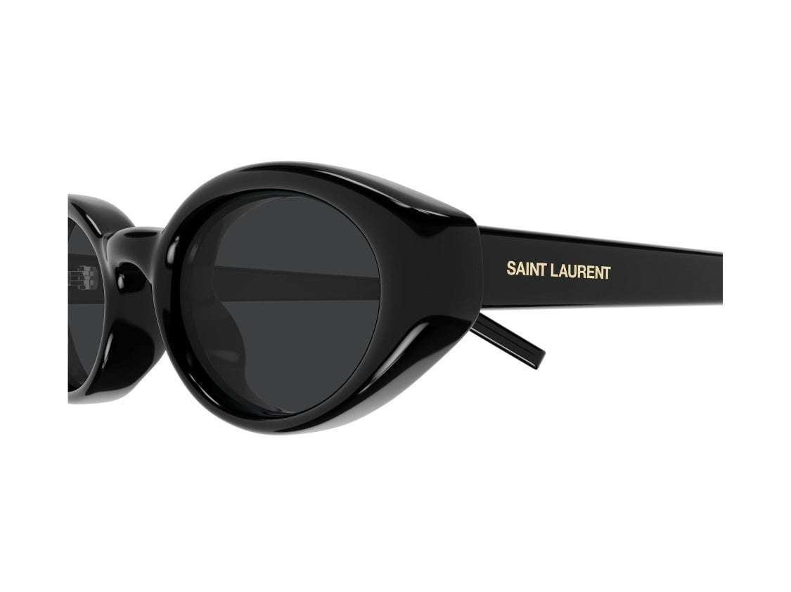 Saint Laurent Black Sl 567 Plump Acetate Sunglasses