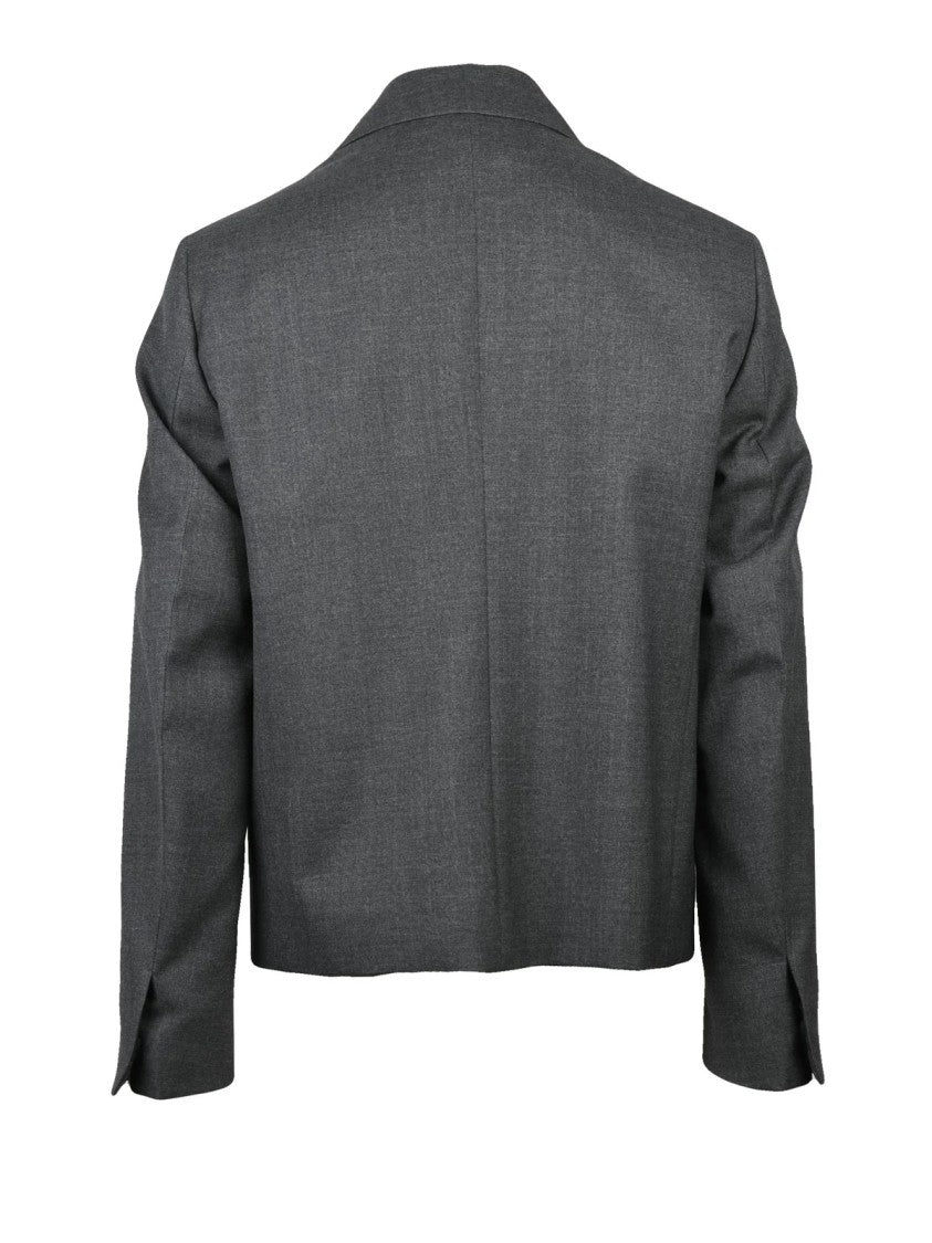 Givenchy Wool Coat With Zip Closure And Classic Collar