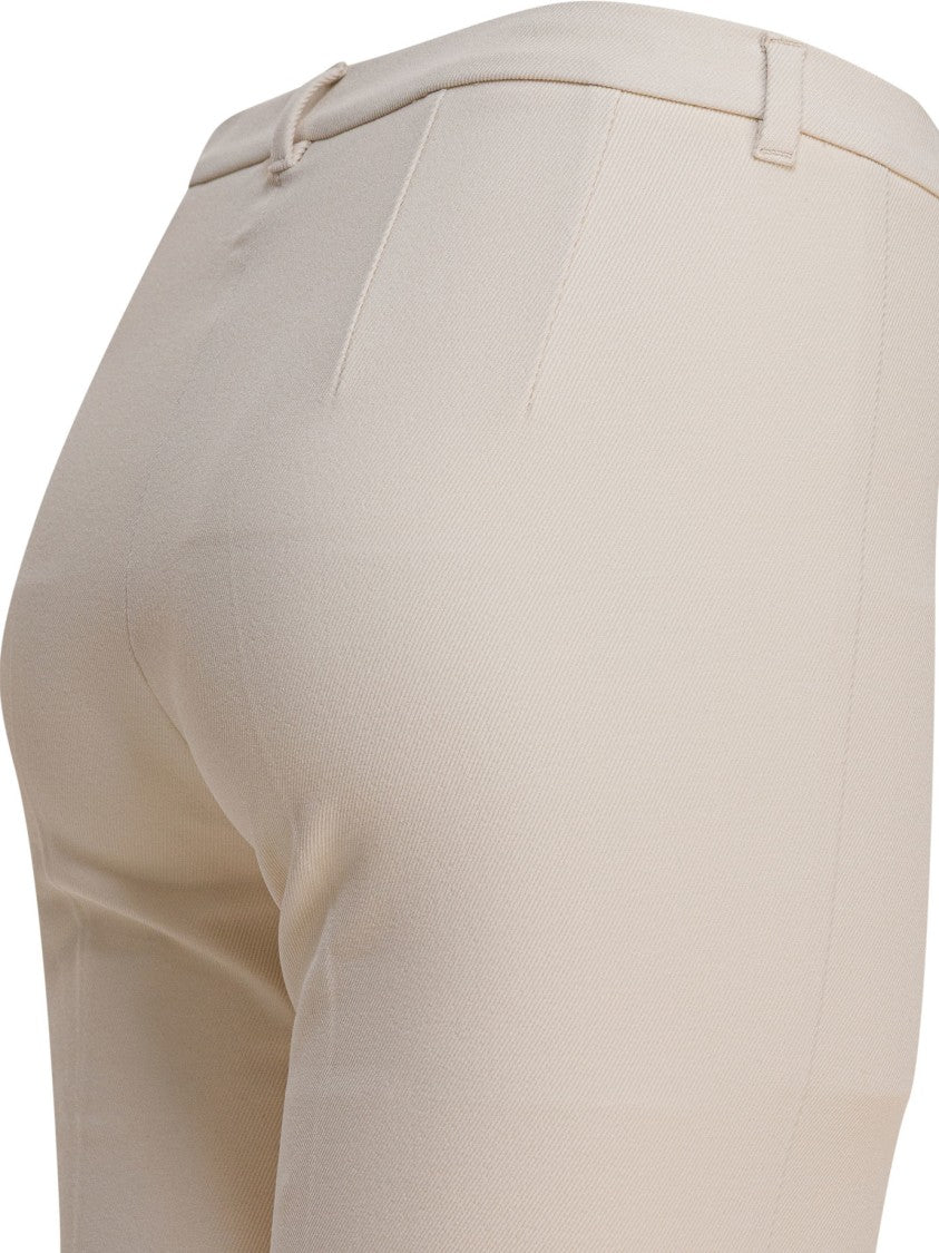 Max Mara Tailored Long Trousers With Concealed Fastening