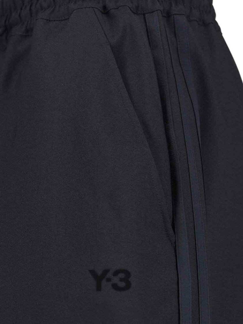Y-3 Straight Leg Pants With Elastic Waist And Drawstring Closure