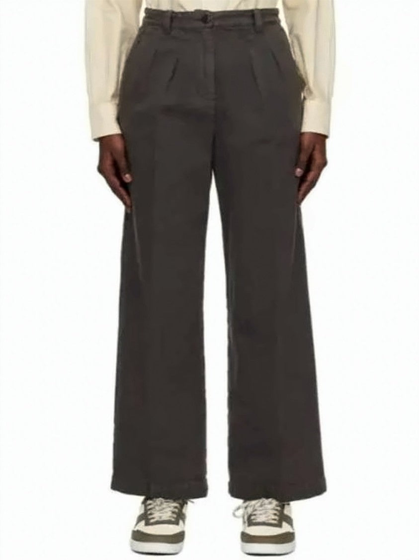 A.P.C. Tailored High-Waist Straight-Leg Pants With Pleats