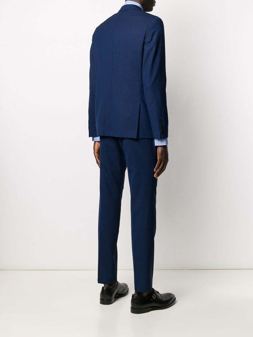 Boss Deep Blue Virgin Wool Two-Piece Suit