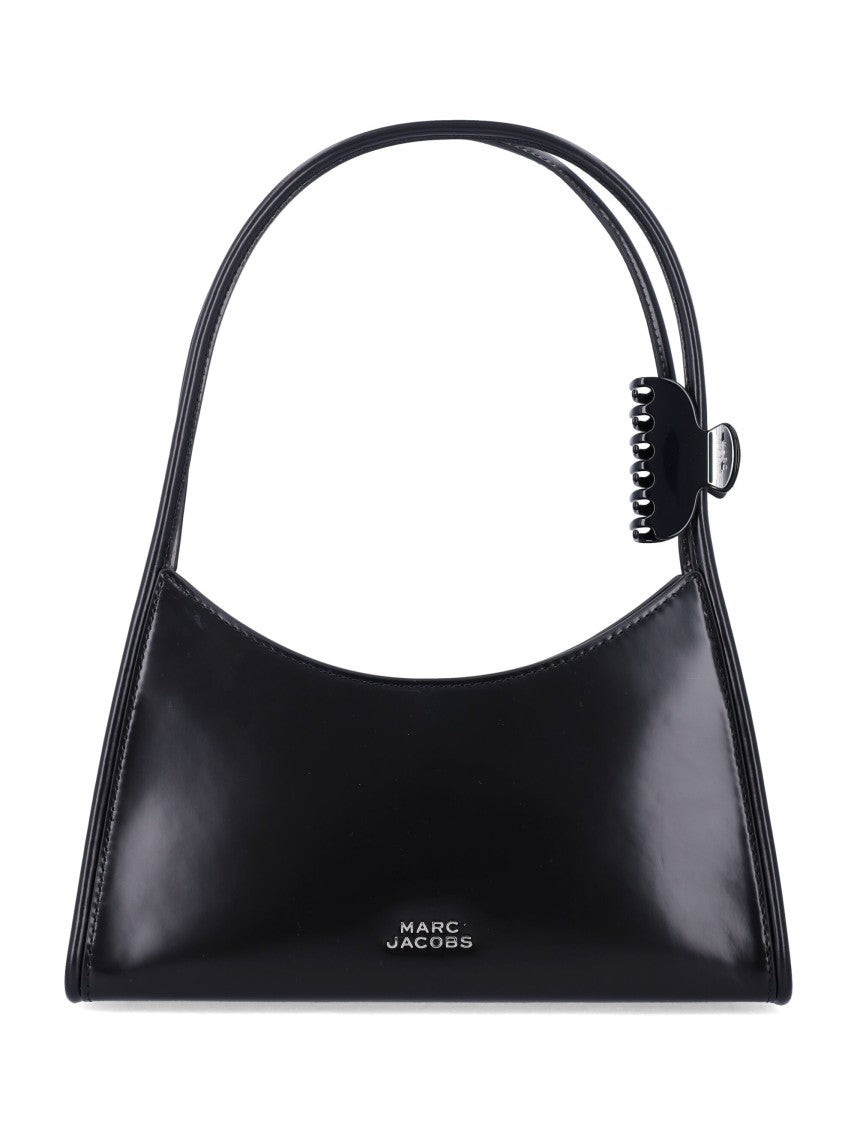 Marc Jacobs Glam Claw Clip Leather Shoulder Bag