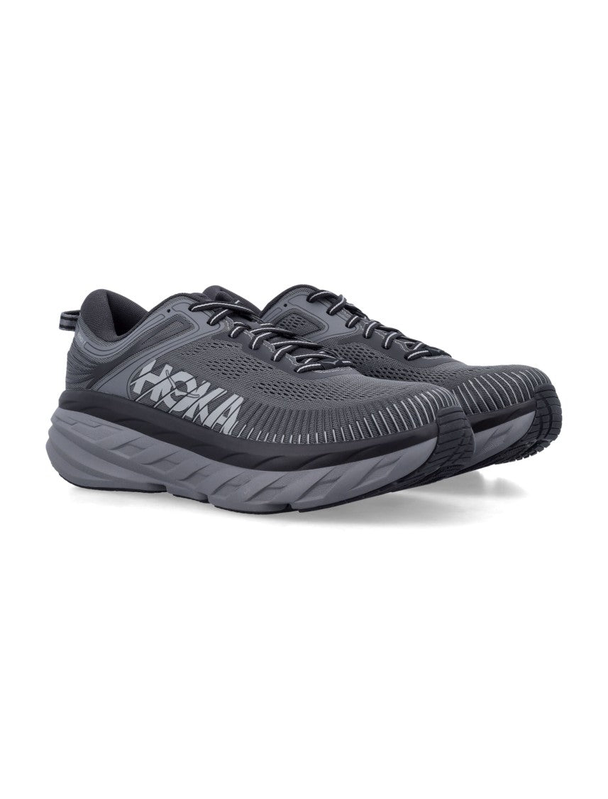 Hoka Bondi 7 Vegan Mesh High-Cushioning Sneakers