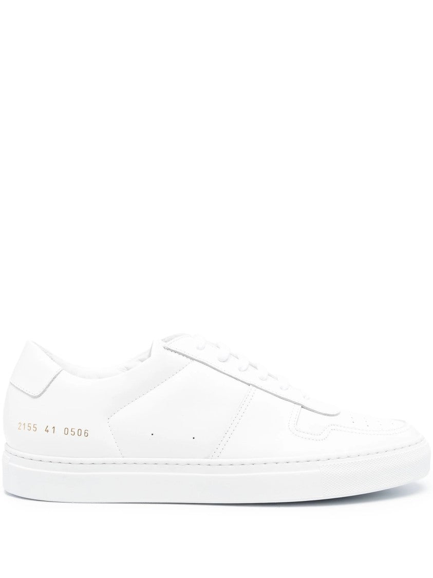Common Projects Bball Low In Leather Sneakers