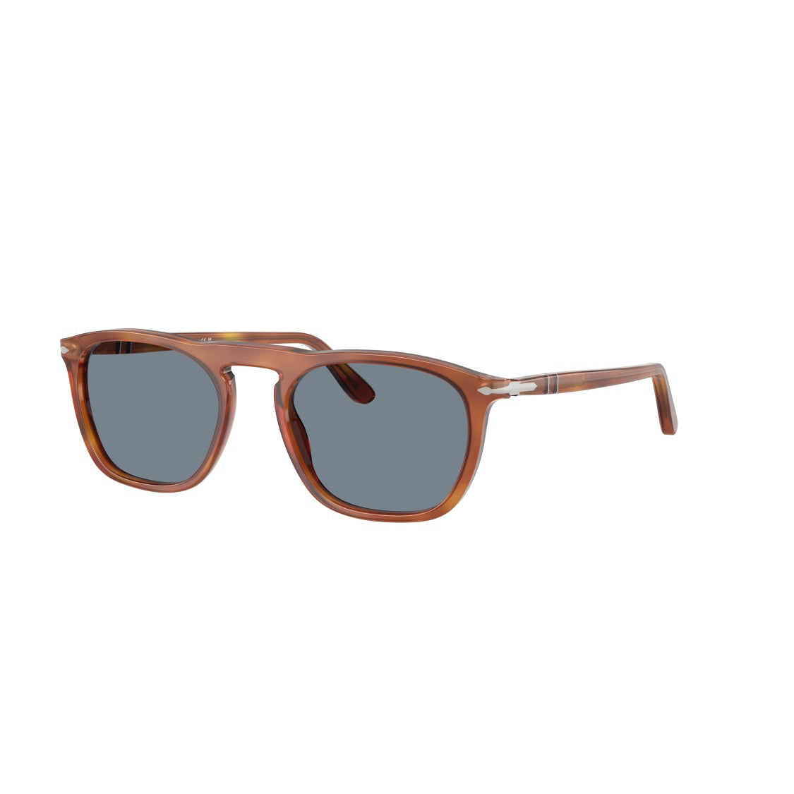 Persol 0Po3391s Translucent Brown Acetate Square Frame Sunglasses