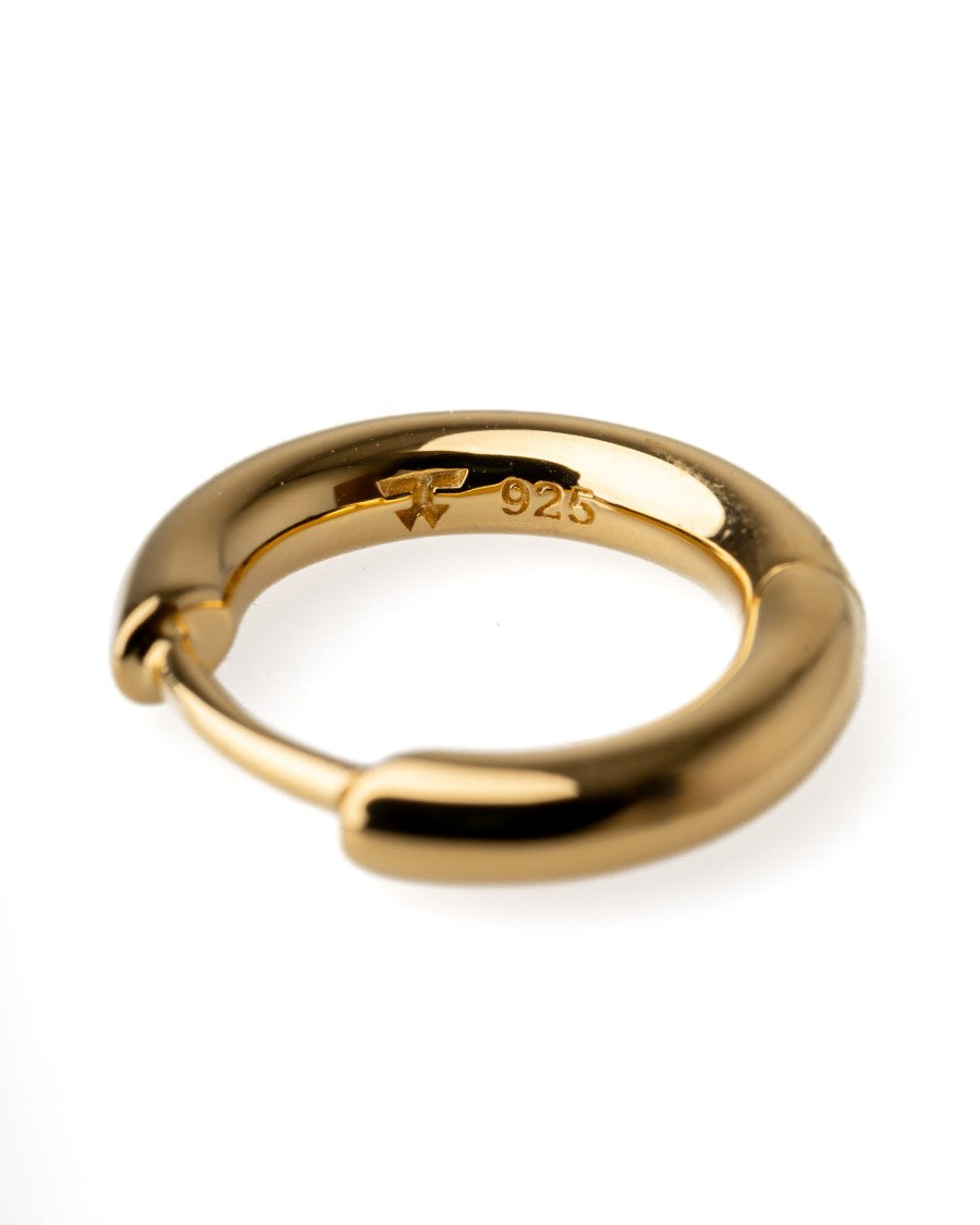 Tom Wood Classic Hoops Small Gold