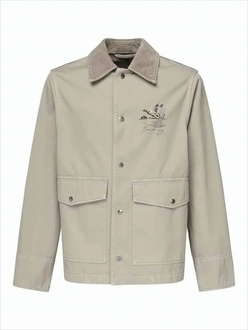 Burberry Classic Button-Up Jacket