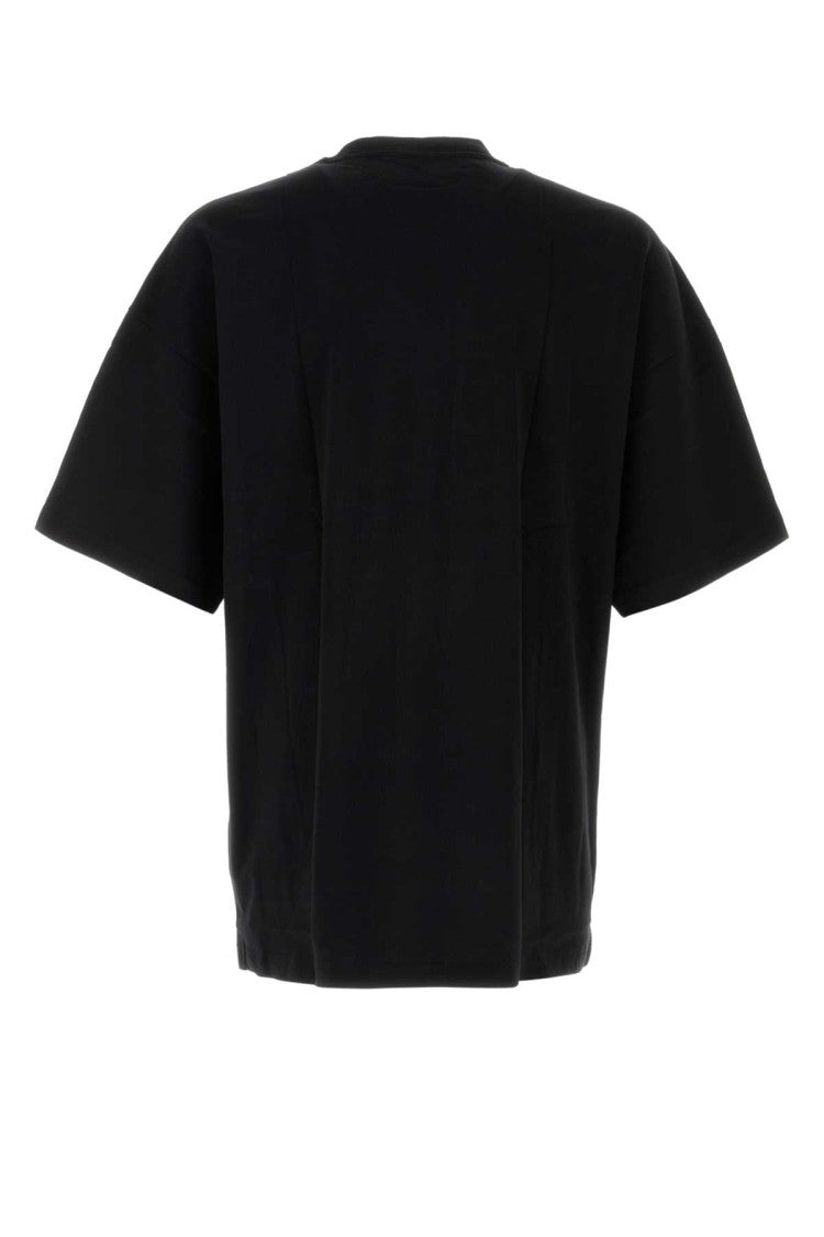 Oamc Black Cotton T-Shirt